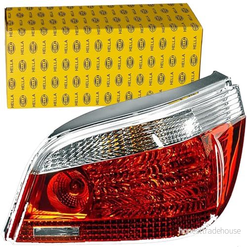 HELLA 2VP 008 679 141 Feu arrière droit P21W, PY21W, W16W 12 avec ampoules porte lampe BMW: 5 Berline 4082300209211