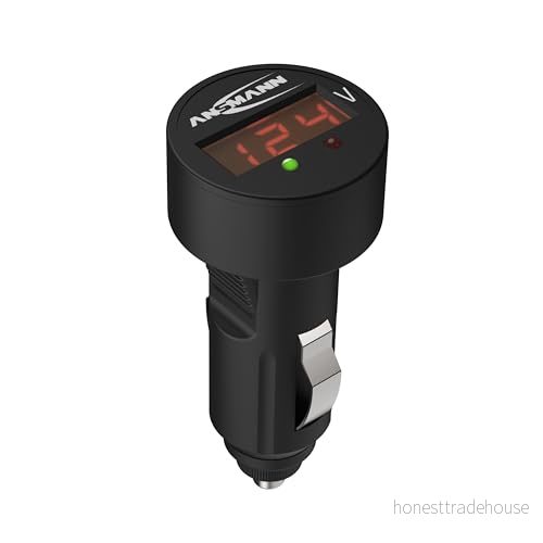 Ansmann PowerCheck12/24V 1900 0019, Svart 4013674021710