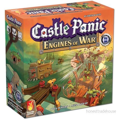 Engines of War ⎸Castle Panic Expansion ⎸Board Game for Adults and Family ⎸Cooperative Board ⎸Ages 8+ ⎸for 1 to 6 Players 850680002456