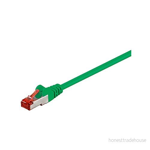 Goobay 95524 CAT 6 patchkabel, S/FTP (PiMF), grön 4040849955242