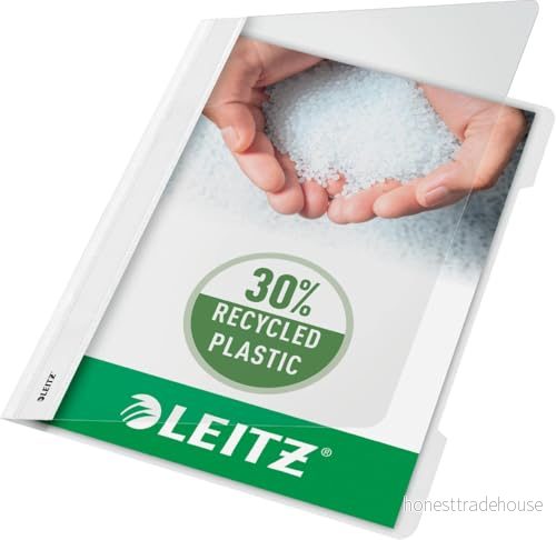 Leitz Standardmapp, A4 format, kapacitet upp till 250 ark (80 gr / m2), polypropen, grå 4002432308613
