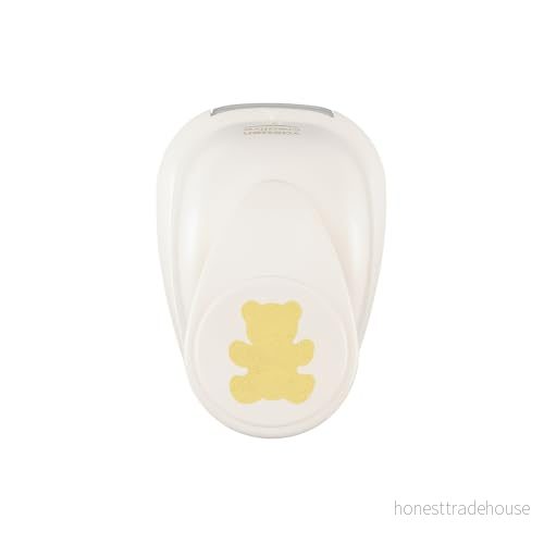 Vaessen Kreativ hantverkspapper björn 2,3 x 1,9 cm cirkelskärare för hantverk och korttillverkning 8716052106202