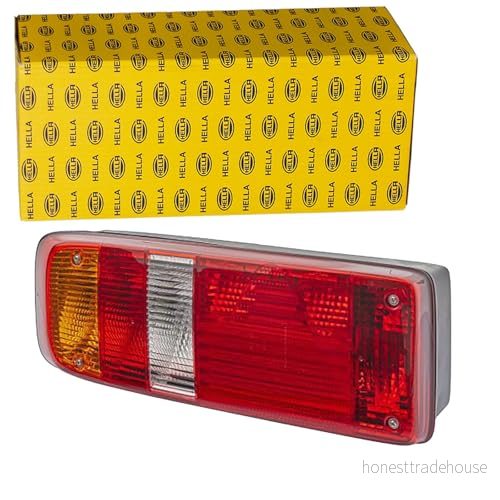 HELLA 2VP 340 931 011 Feu arrière gauche multicolore noir sans ampoules 4082300240733