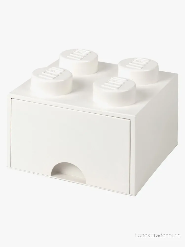 LEGO® Storage Box with Drawer White 25x25x18 cm 5711938029463 LEGO® Storage Box with Drawer White 25x25x18 cm 5711938029463