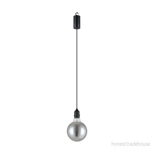 EGLO LED fönsterdekoration hängande Vignanello, dekoration, dekorationslampa i svart plast, varmvit, IP44 9008606229932