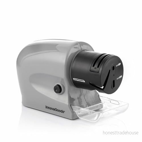 InnovaGoods® Multifunktionell elektrisk vässare 6 i 1 ESharp, skärper dina knivar och verktyg snabbt enkelt, med utbytbara huvuden, perfekt för hemmet verkstaden. 8435527819484
