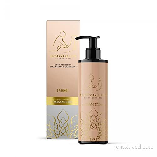 BodyGliss Massage Oil And Lubricant Strawberry & Champagne 150 ml 6013902433481