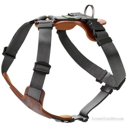 HUNTER AALBORG MIXED hundsele, XS S, cognac/grå 4016739682765