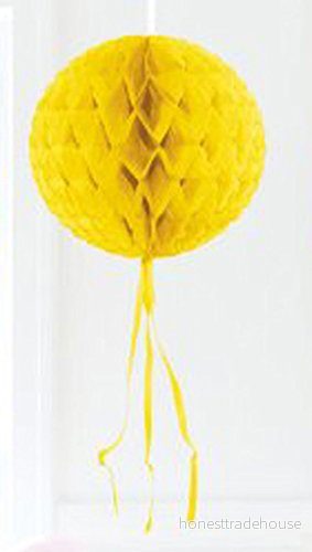 Dekoration honungskaka boll 30 cm gul 8714572603072