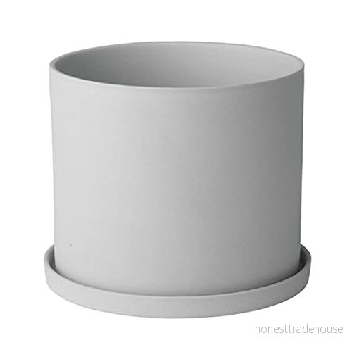 Blomus NONA örtkruka storlek S, ljus gråton, elegant inredningsdetalj, färg mikrochip (65975) 4008832776922