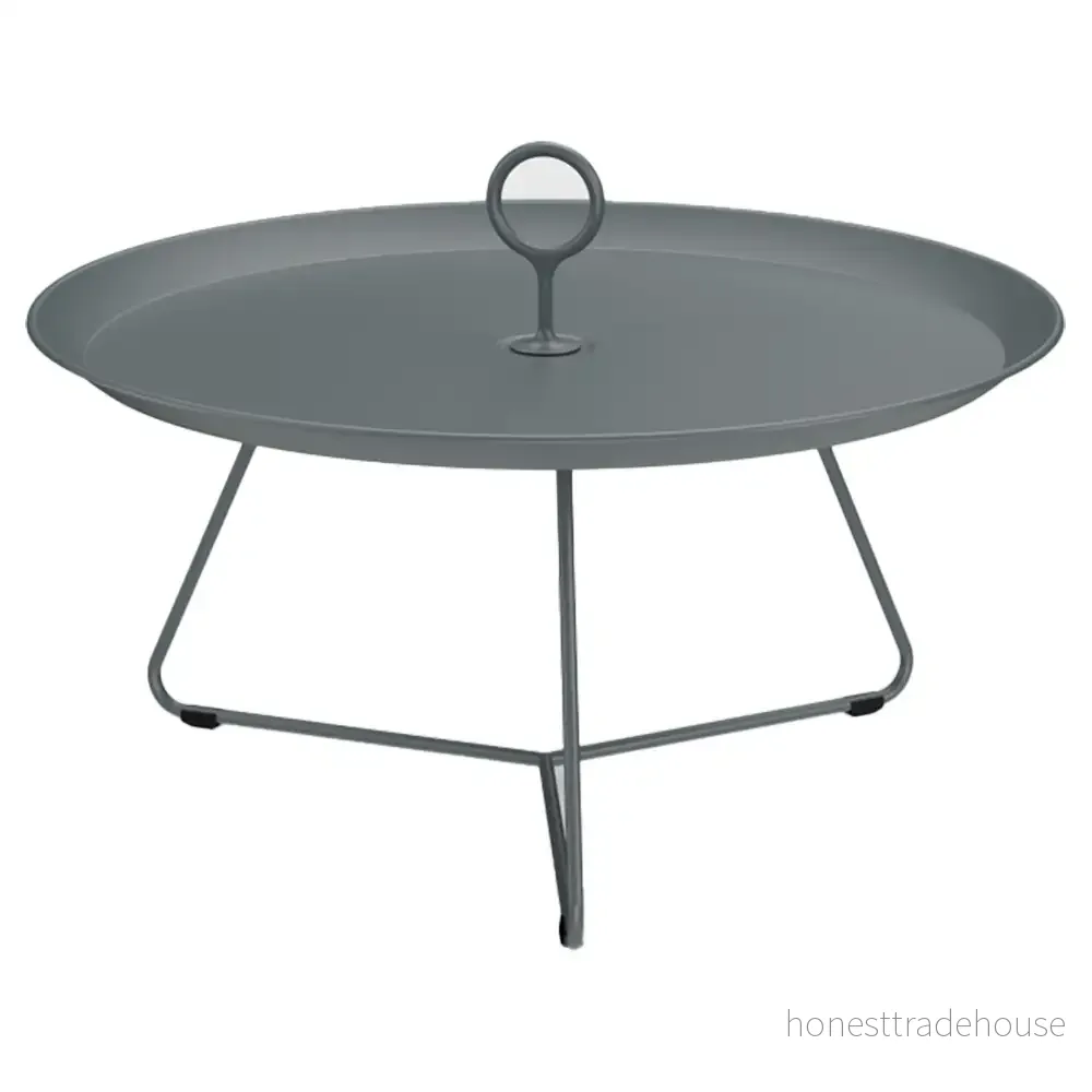 HOUE EYELET Tray Table Bricka bord Dark Grey Ø70 H53 x Ø71 W71 cm 5714098024095