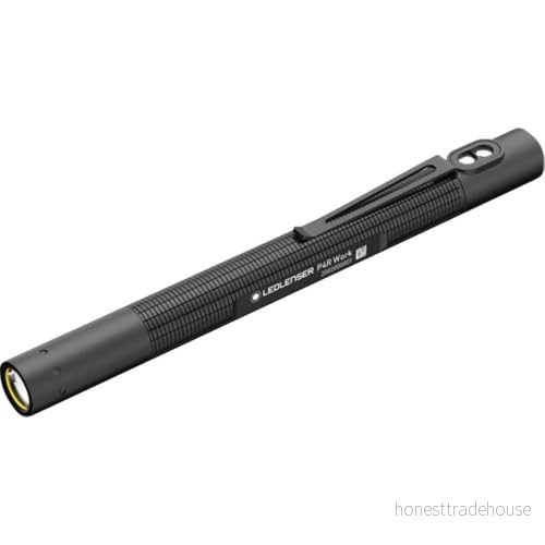 Ledlenser P4R Work LED pennlampa för verkstäder och hantverkare, laddningsbar med litiumbatteri, 170 lumen, fokuserbar, ljusräckvidd 100 m, clips, USB magnetladdningskabel penlight 4058205020602