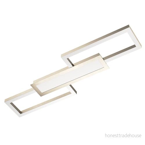Eglo Monirote LED Taklampa - Nickel-matt - Längd 78 cm - Aluminium - CCT 9002759997915