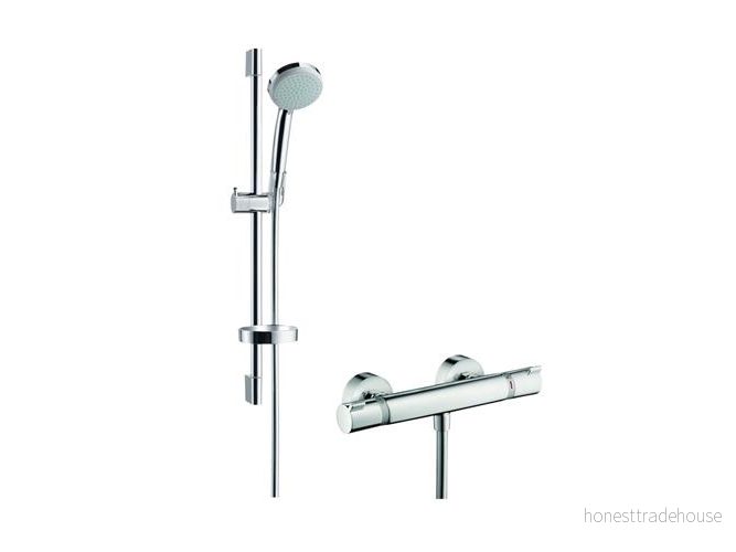 Hansgrohe ecostat comfort combi set 0.65 m with croma 100 va 4011097679679