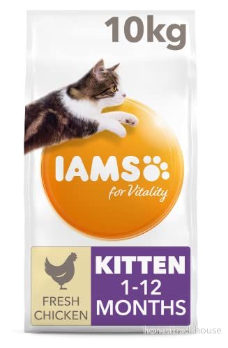 Iams Cat Vitality Kitten & Junior Chicken 10 kg 8710255127736