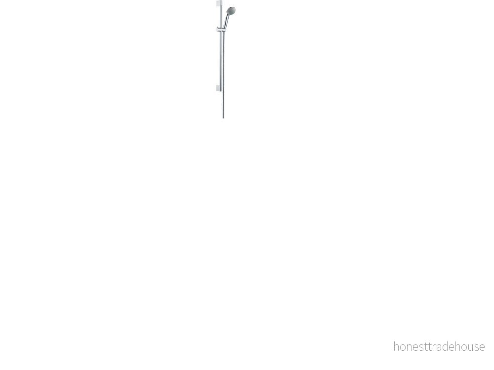 HANSGrohe Crometta 85 duschset med 650 mm duschstång, handdusch 1 sprayfunktion och 1,6 meter duschslang 4011097664859