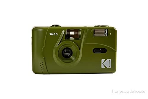 Kodak M35 återanvändbar filmkamera, 35 mm, olivgrön 4897120490080