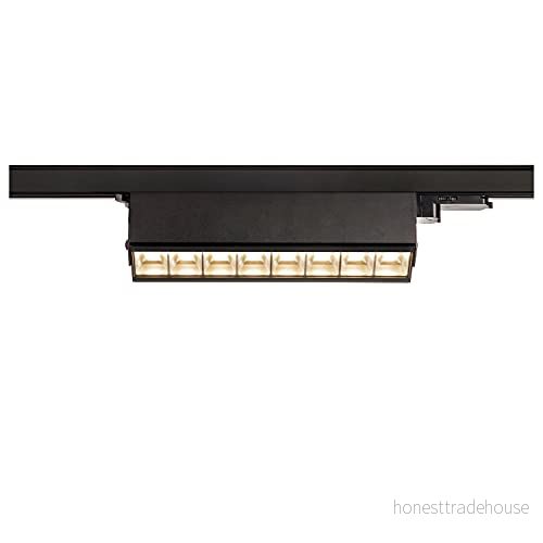 SLV 3 fas system lampa SIGHT MOVE/LED strålkastare, spott, takstrålkastare, skensystem, inomhusbelysning/3 000 K 26 W 2700 lm svart, 1004686 4024163248365