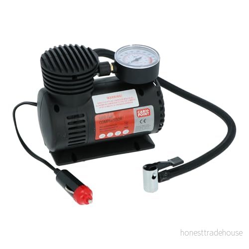 CARPOINT 0623218 Compresseur à air 12 250 17 électrique alimenté par l'allume cigare, portable 8711293034260