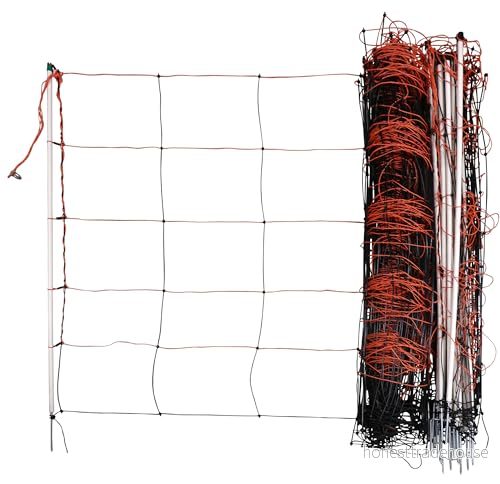 Kerbl Hobbyfarming TITAN LIGHT fårnät 50m Höjd: 108cm Enkel spik 4018653129708