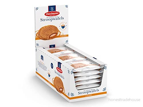 Daelmans Stroopwafels 78 g x 18 i kartong Äkta holländsk original Stroopwafel 8713621240893