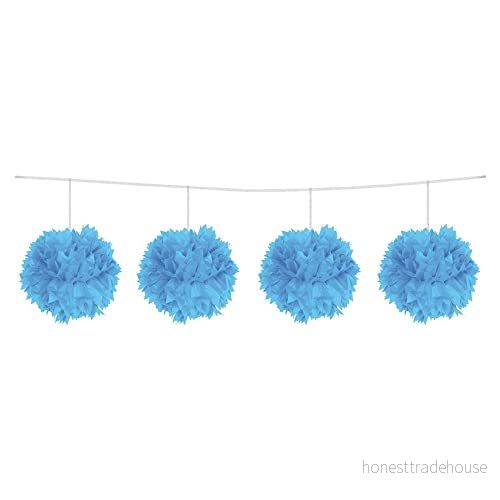 Folat BV Blue Pompom Garland 8714572228510
