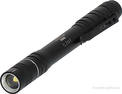 Brennenstuhl ficklampa LED LuxPremium TL 210 F/handlampa med batterier och ljusstark Osram (180lm, upp till 7h ljustid, 50m ljusräckvidd, skyddad mot yttre påverkan stänk IP44) 4007123684649