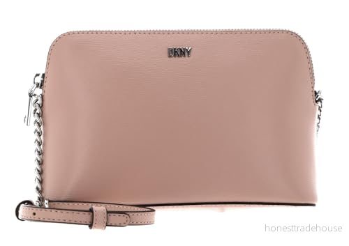 DKNY Bryant Dome Bag för kvinnor med en justerbar kedjerem i knapp läder crossbody, rosenvatten, Rosewater 755405603553