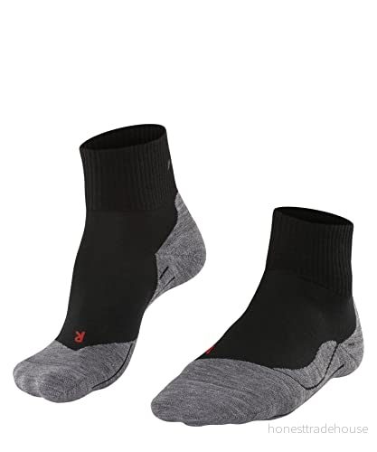 FALKE herr Vandringsstrumpor TK5 Wander Short M Sso ull funktionsmaterial tunn antiblåsning 1 par, Svart Black Mix 3010, 39 41 4043876549682