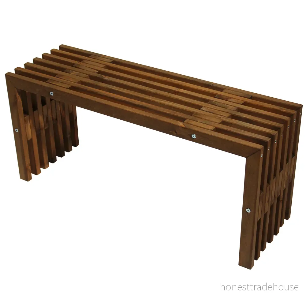 Hillerstorp, D bench Bänk 100 cm Furu Brun Oljad 6430054491112