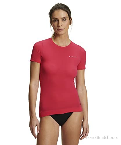 FALKE Ultralight Cool Round Neck funktionströja kortärmad skjorta för varma till temperaturer ultralätt, kylande snabbtorkande ventilerande hållbart funktionellt material kvinnor 1 styck 4031309718125
