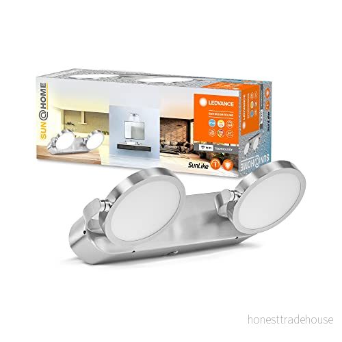 Ledvance SUN@HOME Smart+ LED väggspot för badrum 2 ljus 4058075750630 Ledvance SUN@HOME Smart+ LED väggspot för badrum 2 ljus 4058075750630