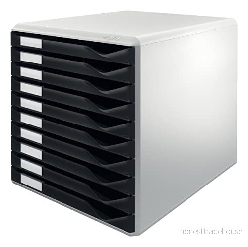 Leitz Blankettbox 10 lådor A4 Svart 4002432328277