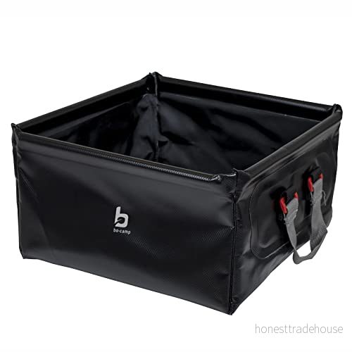 Bo Camp handfat vikbar polyester 12 liter, svart 8712013036854