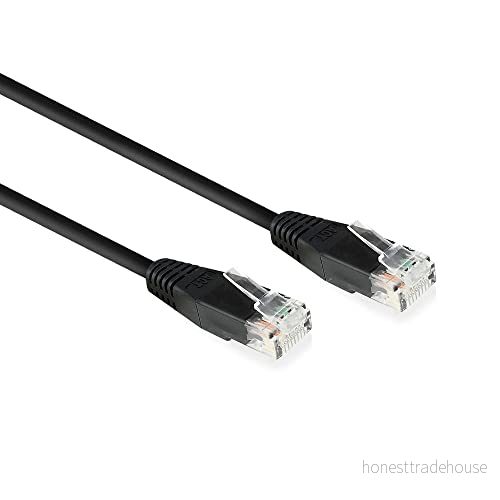 ACT CAT6 Ethernet kabel 0,9 m, 10/100/1000/Mbit/s, RJ45, U/UTP LAN CAT 6 kabel, 250 MHz, PoE, kopparkablar, för strömbrytare, router, patchpanel, TV, PC och bärbar dator AC4000 8716065488098