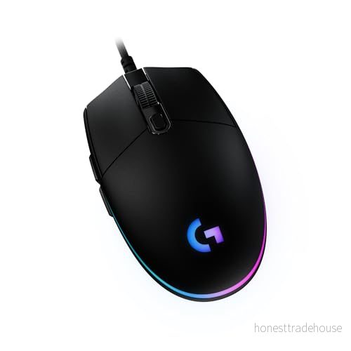 Logitech G203 LIGHTSYNC Black Gamingmus Optic 6 knappar Svart med RGB ljus 5099206089167