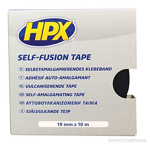 HPX selv vulk. tape sort 19mm x10m 5425014220162