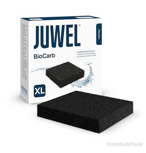 Juwel Jumbo Carbon Svampfilter Media (Bioflow 8.0) – 2 förpackningar med 2 paket 4022573881592