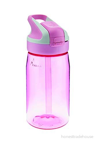 Lakey Mvura bhodhoro revana, revana remvura yeTritan ine Summit otomatiki cap yekuchengetedza kuvharwa uye huswa. Pasina bpa. 450ml. Pink 8412544043771