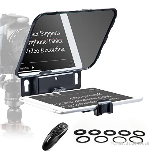 Desview T2 Teleprompter 8 tum för smartphone surfplatta kamera, Svart, T3 746124909040