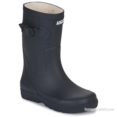 Aigle POP Unisex Läragåskor för barn, Storlek: 26, Dark khaki Naturgummi 3246578889983