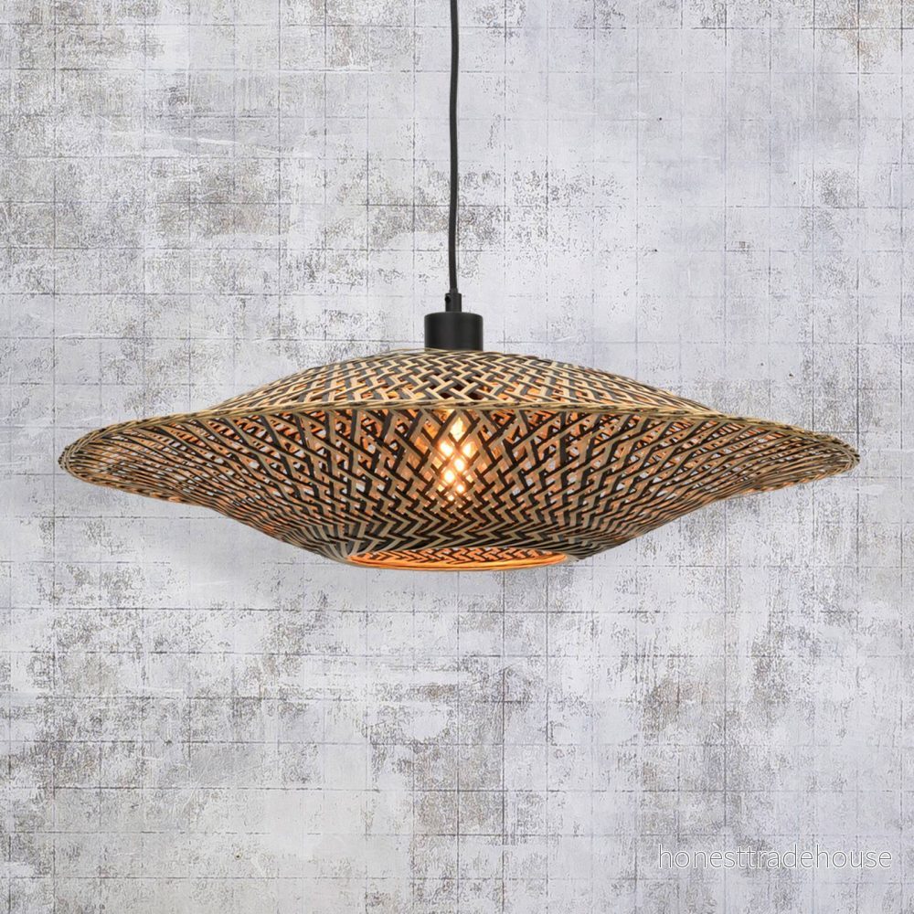 GOOD & MOJO Bali pendellampa av bambu, Ø 60 cm 8716248085694