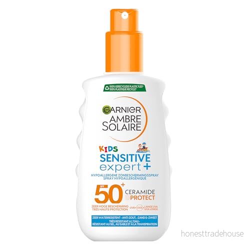 Garnier Ambre Solaire Kids Ceramide Protect Solskyddsspray SPF 50+ Kvinna 50 ml 3600542520225