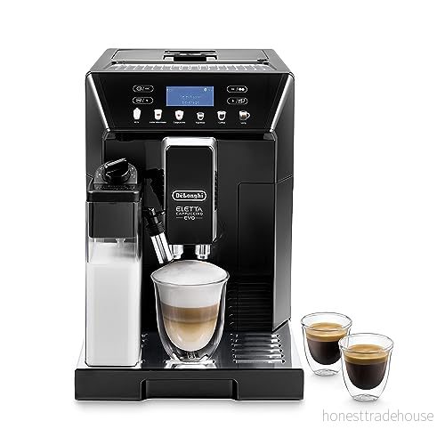 De'Longhi Eletta Cappuccino, Automatisk Kaffebönmaskin, Espresso, Kaffemaskin, ECAM46.860, Svart 8004399334793