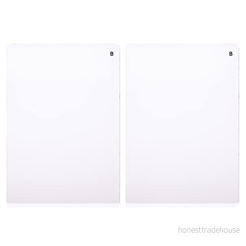 Vaessen Creative 2137 064 Cut Em Easy Platta B, set med 2 basplattor, ersättningsplattor för A5 Large stansning och präglingsmaskin, transparent 8716052230495
