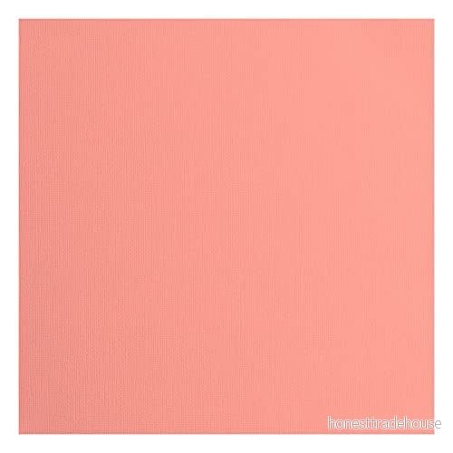 Vaessen Creative Florence cardstock papper, orange, 216 gram/m², kvadratisk, 30,5 x cm, 20 stycken, konsistens, för scrapbooking, korttillverkning, stansning och andra papperslådor 8716052200207