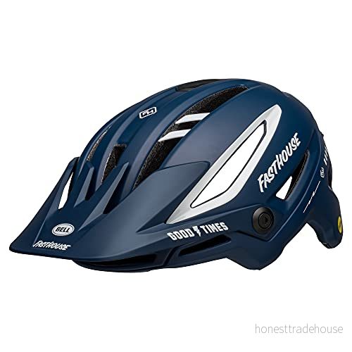 Bell Sixer MIPS MTB hjälm 2021: Fasthouse matt/glansig blå/vit M 55 59 cm 768686383304