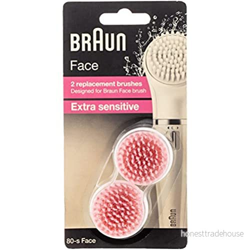 Braun Face 2 Replacement Brushes Extra Sensitive 4210201121381