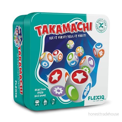 FlexiQ Takamachi Tärningsspel Åldrar 5+ 2 4 spelare 5 minuters speltid 5430003112069 FlexiQ Takamachi Tärningsspel Åldrar 5+ 2 4 spelare 5 minuters speltid 5430003112069