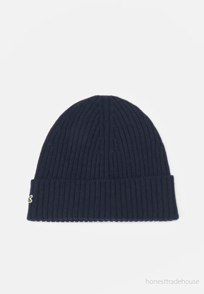 Lacoste Unisex Mössa, Storlek: One Size, Marine 3666354848421